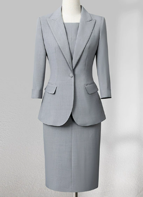 Women's Wide-Leg Suit Trousers & Matching Suit Set