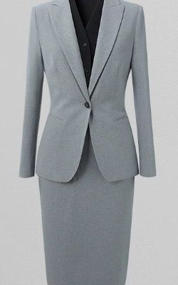 Women's Grey Suit Set