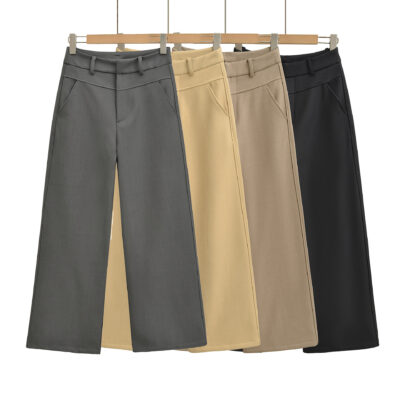 Women's Suit Pants - High-End Loose Wide-Leg Trousers