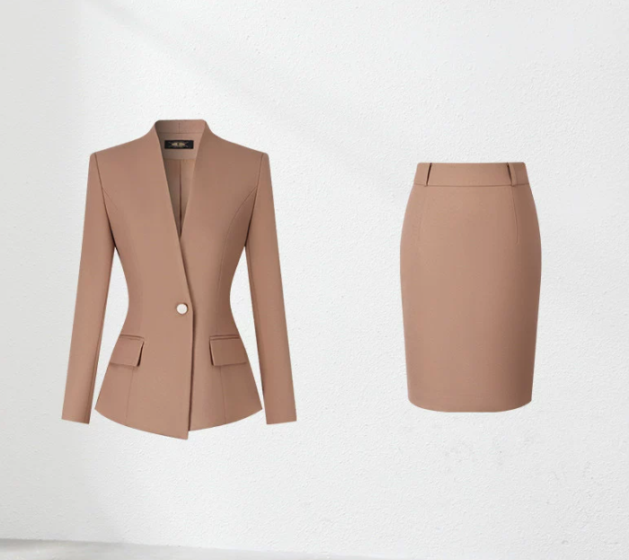 Women's High-End Slim-Fit Business Suit Set – Sophisticated Style for Spring and Autumn - Image 4