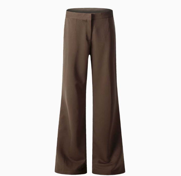 Women's slight-flare suit trousers—slimming and sophisticated. - Image 2