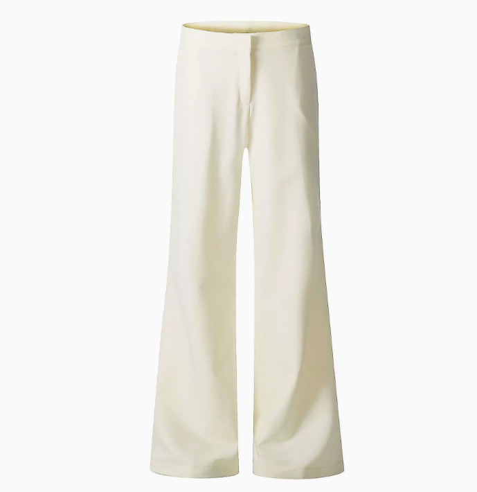 Women's slight-flare suit trousers—slimming and sophisticated. - Image 3